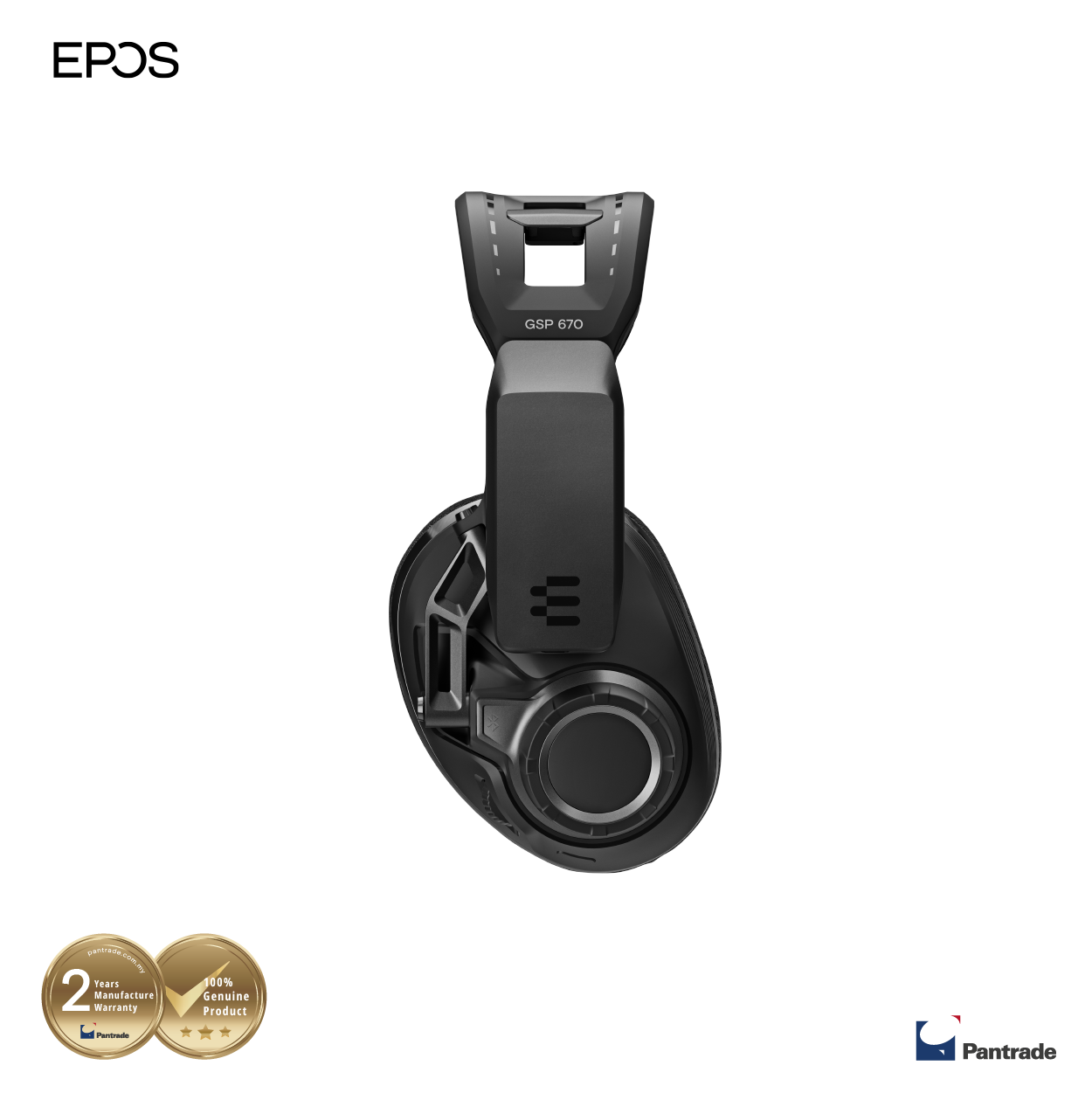 EPOS Sennheiser GSP 670 Wireless Gaming Headset / Gaming for audiophiles Black